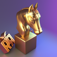 Standing horse head - Thumbnail 7