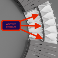 Unique LedHands wall Clock  - Thumbnail 1