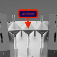 Unique LedHands wall Clock  - Thumbnail 3