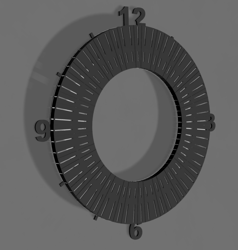 Unique LedHands wall Clock 