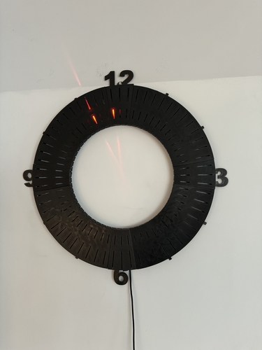 Unique LedHands wall Clock  3D Print 541981