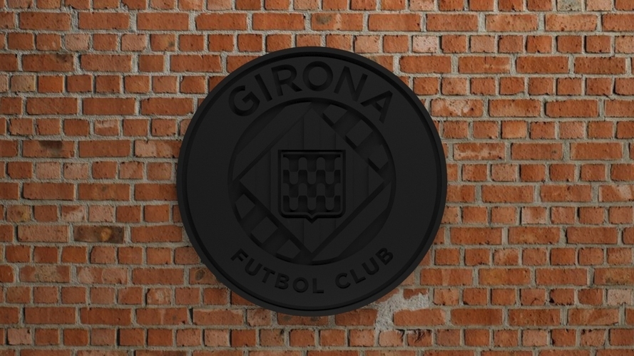 Girona FC Logo 3D Print 542084