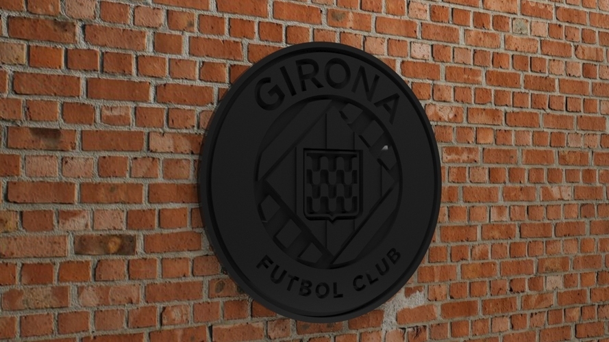 Girona FC Logo 3D Print 542085