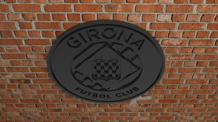 Girona FC Logo 3D Print 542086