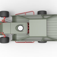 Vintage Asphalt Modified stock car V4 Scale 1:25 - Thumbnail 11