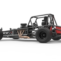 Vintage Asphalt Modified stock car Base V2 Scale 1:25 - Thumbnail 12