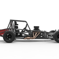 Vintage Asphalt Modified stock car Base V2 Scale 1:25 - Thumbnail 18