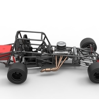 Vintage Asphalt Modified stock car Base V2 Scale 1:25 - Thumbnail 19