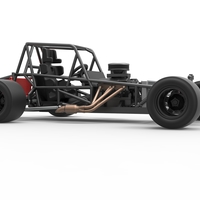 Vintage Asphalt Modified stock car Base V2 Scale 1:25 - Thumbnail 21