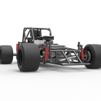 Vintage Asphalt Modified stock car Base V2 Scale 1:25 - Thumbnail 23