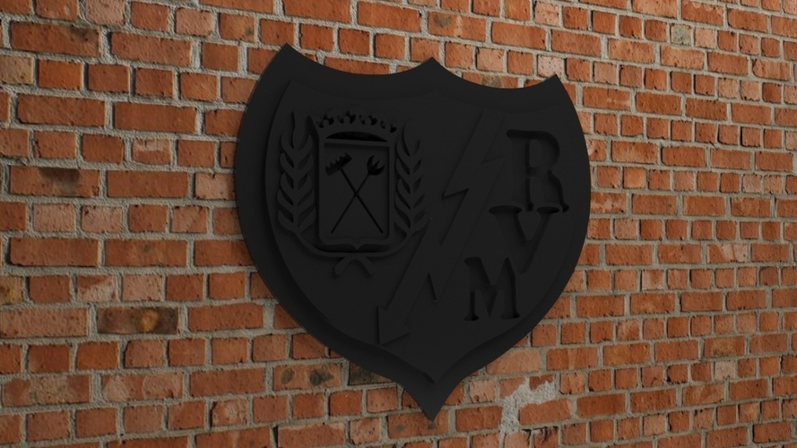 Rayo Vallecano Logo 3D Print 542194