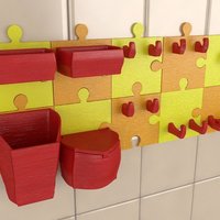 Small Puzzle for kitchen 3D Printing 54224