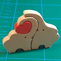 VALENTINE'S DAY - TWO ELEPHANT - Thumbnail 3