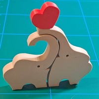 VALENTINE'S DAY - TWO ELEPHANT - Thumbnail 4