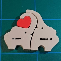 VALENTINE'S DAY - TWO ELEPHANT - Thumbnail 7