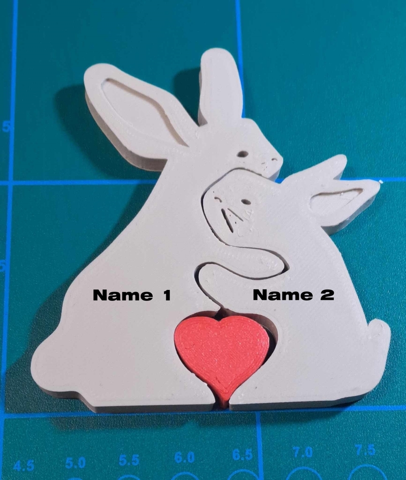 VALENTINE'S DAY - TWO BUNNY