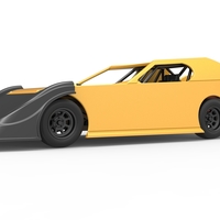 Dirt Modified Super stock car Scale 1:25 - Thumbnail 2