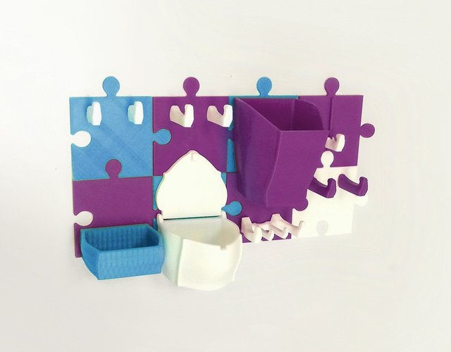 Puzzle for kitchen 3D Print 54228