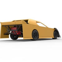 Dirt Modified Super stock car Scale 1:25 - Thumbnail 17