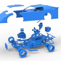 Dirt Modified Super stock car Scale 1:25 - Thumbnail 24