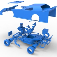 Dirt Modified Super stock car Scale 1:25 - Thumbnail 25