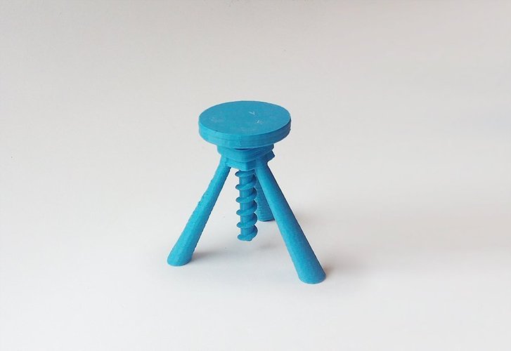 stool 3D Print 54230