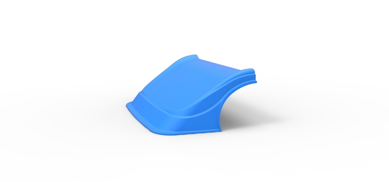 Nose for Dirt Modified Super stock car Scale 1:25