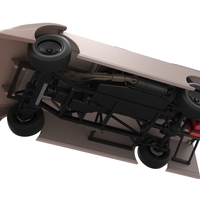 Dirt Modified Super stock car while turning 1:25 - Thumbnail 3