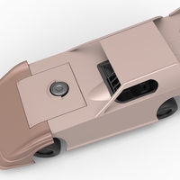 Dirt Modified Super stock car while turning 1:25 - Thumbnail 4