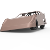 Dirt Modified Super stock car while turning 1:25 - Thumbnail 6