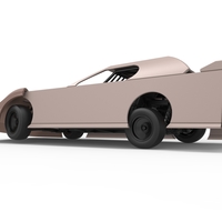 Dirt Modified Super stock car while turning 1:25 - Thumbnail 13