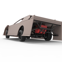 Dirt Modified Super stock car while turning 1:25 - Thumbnail 15