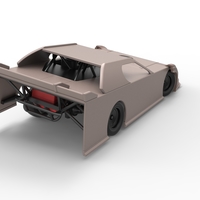 Dirt Modified Super stock car while turning 1:25 - Thumbnail 18