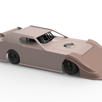 Dirt Modified Super stock car while turning 1:25 - Thumbnail 21