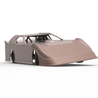 Dirt Modified Super stock car while turning 1:25 - Thumbnail 23