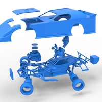 Dirt Modified Super stock car while turning 1:25 - Thumbnail 24