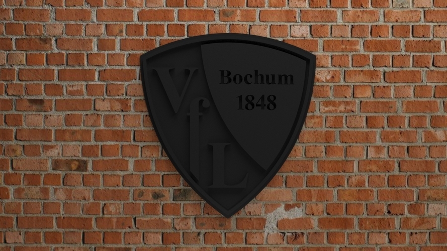 VfL Bochum 1848 Logo 3D Print 542539