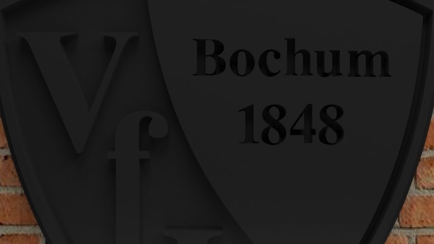 VfL Bochum 1848 Logo 3D Print 542542