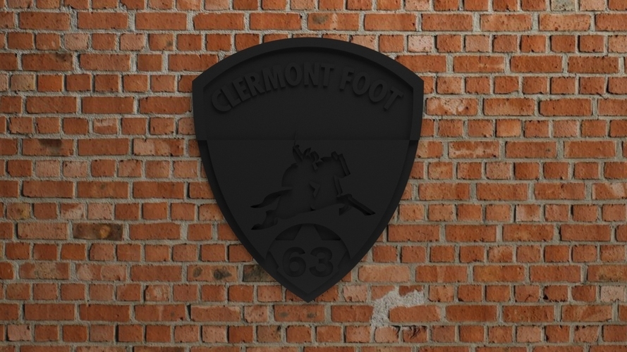 ClermontFoot logo 3D Print 542606