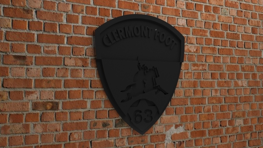 ClermontFoot logo 3D Print 542607