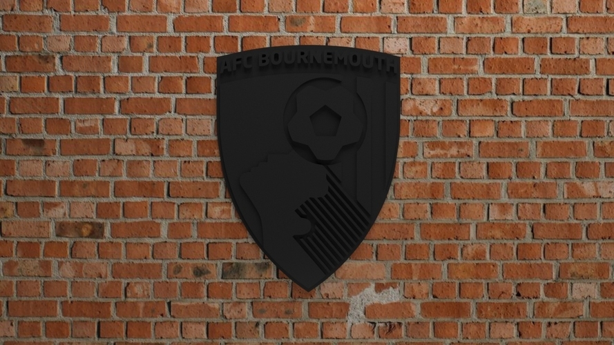 A.F.C. Bournemouth Logo 3D Print 542657