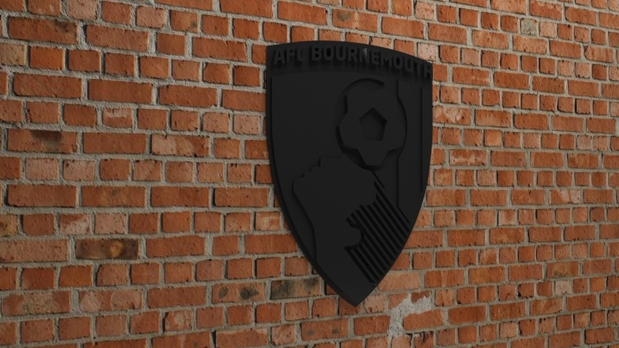 A.F.C. Bournemouth Logo 3D Print 542658