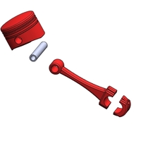 Car V6 engine (60° and with a small storage)  - Thumbnail 11