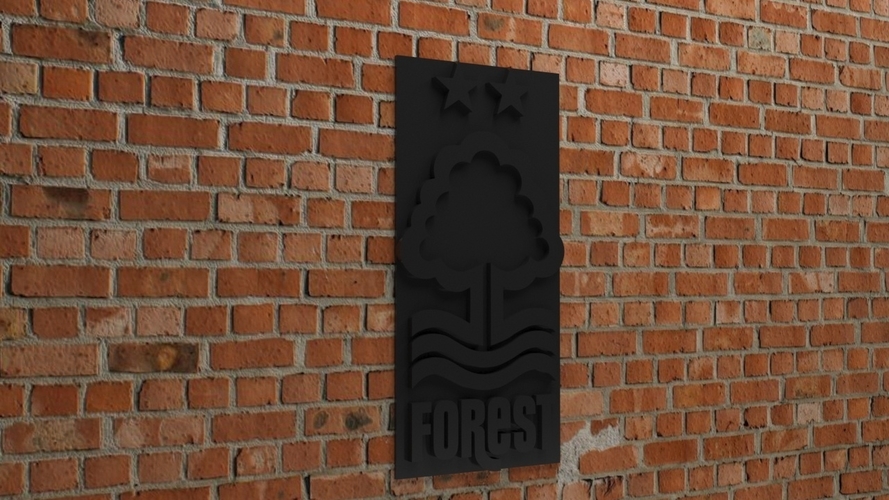 Nottingham Forest F.C. Logo 3D Print 542809