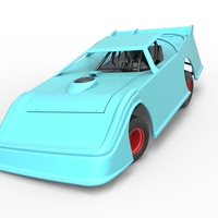 Super Dirt Late model while turning 1:25 - Thumbnail 5