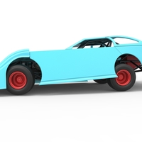 Super Dirt Late model while turning 1:25 - Thumbnail 7