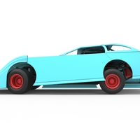 Super Dirt Late model while turning 1:25 - Thumbnail 10