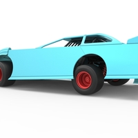 Super Dirt Late model while turning 1:25 - Thumbnail 14