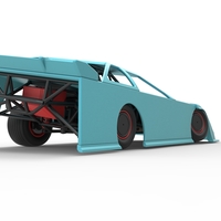 Super Dirt Late model while turning 1:25 - Thumbnail 19