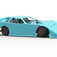 Super Dirt Late model while turning 1:25 - Thumbnail 23